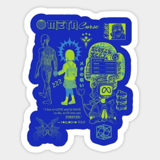 Meta Curse (green) Sticker